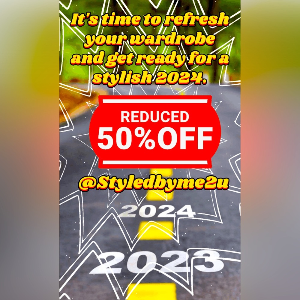 🍾 ADDITIONAL 50% OFF THE LISTED PRICE ON EVERYTHING!!! 🥳 🎉 get ready for…